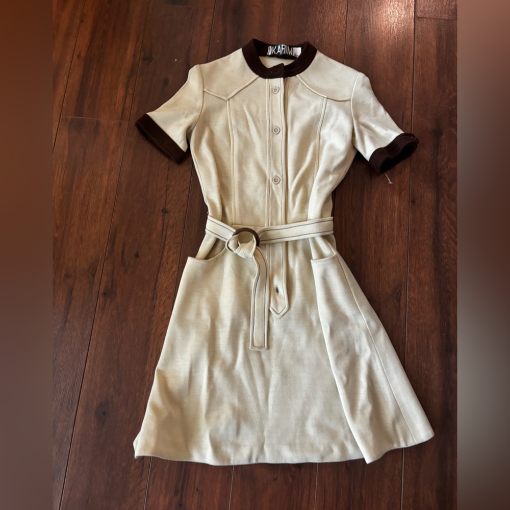 Morphew vintage 1960’s dress. Dress is a sample from Karim Paris. Size XS.